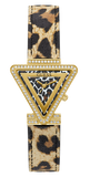 Guess GW0504L3 Fame Women's Watch – Animal Print Dial & Multicolor Leather Strap