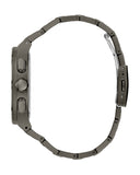 Guess Headliner Quartz Black Dial Grey Steel Strap Watch For Men - GW0572G5