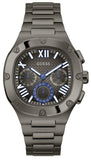 Guess GW0572G5 Headliner Quartz Men's Watch – Black Dial & Grey Steel Bracelet
