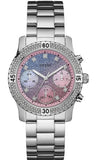 Guess W0774L1 Confetti Women's Watch – Multicolored Dial & Silver Steel Bracelet