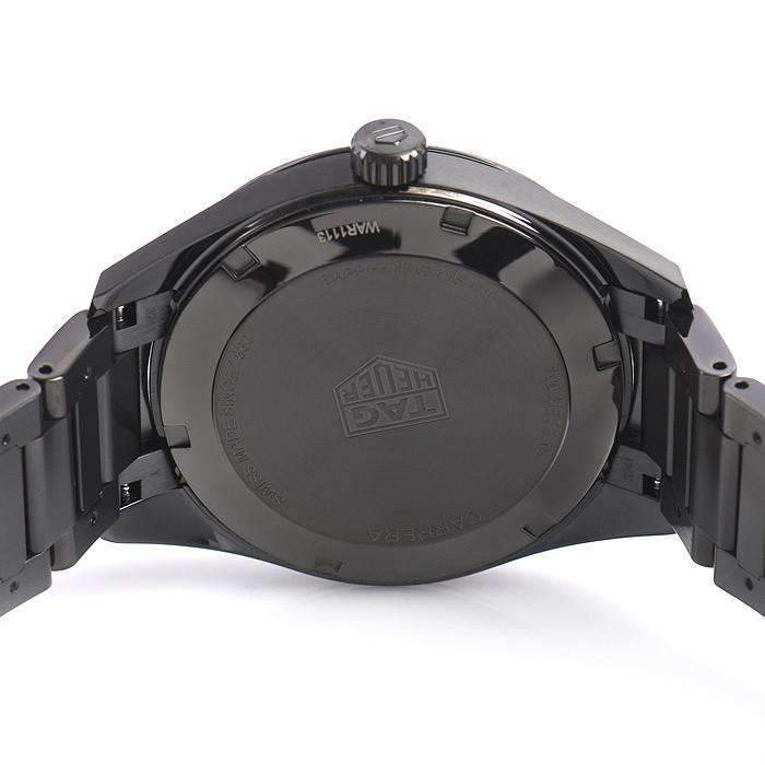Tag Heuer Carrera Special Edition Black Dial Black Steel Strap Watch for Women - WAR1113.BA0602