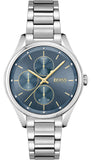 Hugo Boss 1502583 Grand Course Women's Watch – Blue Dial & Silver Steel Strap