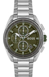 Hugo Boss 1513951 Volane Men's Watch – Grey Dial & Silver Steel Strap