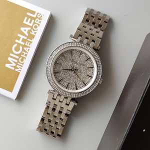 Michael Kors Darci Silver Dial Silver Steel Strap Watch for Women - MK3437