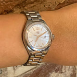 Tag Heuer Formula 1 Quartz Women's Watch WBJ1418.BA0664 – Mother of Pearl White Dial with Silver Steel Strap