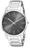 Calvin Klein K2G21161 City Men's Watch – Black Dial & Silver Stainless Steel Strap