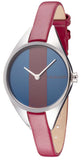 Calvin Klein K8P231UN Rebel Women's Watch – Maroon Dial & Maroon Leather Strap