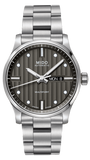 Mido M005.430.11.061.80 Multifort Automatic Men's Watch – Grey Dial & Silver Steel Strap