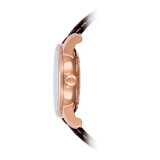 Mido Baroncelli III Automatic White Dial Brown Leather Strap Watch For Women - M7600.3.26.8