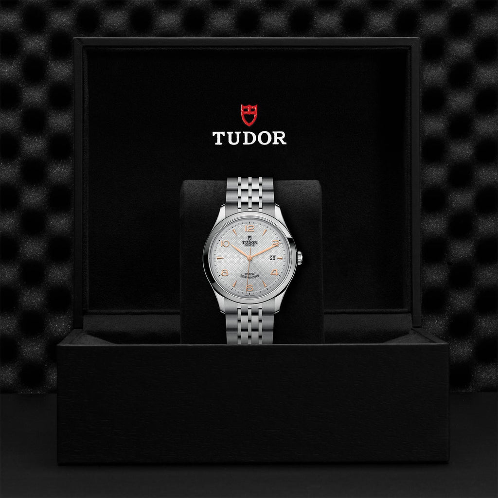 Tudor 1926 Automatic Silver Dial Silver Steel Strap Watch for Men - M91650-0001