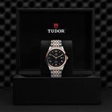 Tudor 1926 Automatic Black Dial Two Tone Steel Strap Watch for Men - M91651-0003