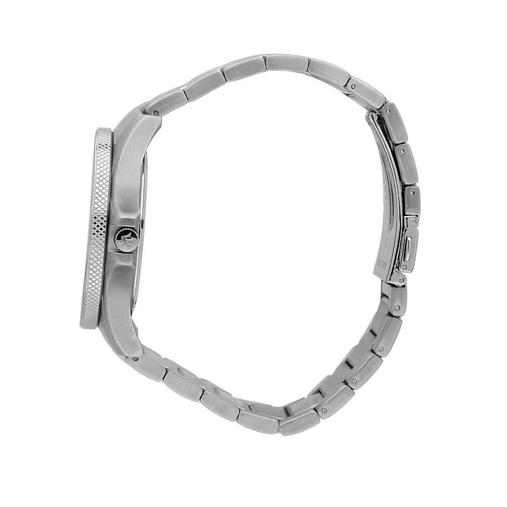 Maserati SFIDA Chronograph Black Dial Silver Steel Strap Watch For Men - R8853140005