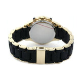 Marc Jacobs Rock Chronograph Black Dial Black Silicone Strap Watch for Women - MBM2552