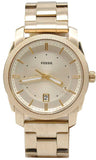 Fossil FS5264 Machine Men's Watch – Gold Dial & Gold Steel Bracelet