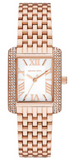 Michael Kors MK4743 Emery Three-Hand Quartz Women's Watch – White Dial & Rose Gold Steel Strap