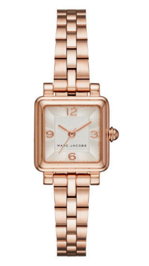 Marc Jacobs Vic Silver Dial Rose Gold Steel Strap Watch for Women - MJ3530