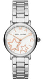 Marc Jacobs MJ3591 Classic Quartz Women's Watch – White Dial & Silver Steel Strap