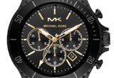 Michael Kors Bayville Chronograph Black Dial Black Steel Strap Watch For Men - MK8750