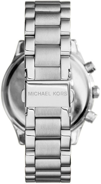 Michael Kors Brinkley Diamonds Silver Dial Silver Steel Strap Watch for Women - MK6186