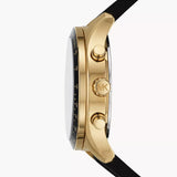 Michael Kors Berkley Chronograph Black Dial Black Rubber Strap  Watch for Men - MKO1038