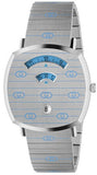 Gucci YA157437 Grip Quartz Women's Watch – Silver Dial & Silver Steel Bracelet