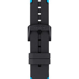 Tissot T Race Cycling Chronograph Black Dial Two Tone Rubber Strap Watch For Men - T111.417.37.441.05