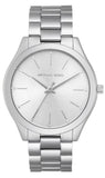 Michael Kors MK4502 Slim Runway Women's Watch – Silver Dial & Silver Steel Bracelet