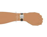 Marc Jacobs MJ1437 Vic Quartz Women's Watch – Silver Dial & Black Leather Strap