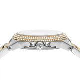 Michael Kors Camille Multifunction Silver Dial Two Tone Steel Strap Watch For Women - MK6982