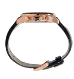 Hugo Boss Driver Black Dial Black Leather Strap Watch for Men - 1513092