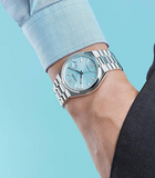 Citizen Tsuyosa NJ0151-88M Men's Automatic Watch – Turquoise Dial with Silver Steel Strap