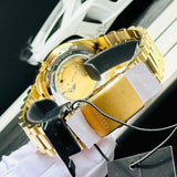 Citizen Tsuyosa NJ0152-51X Men's Automatic Watch – Green Dial with Gold Steel Strap