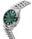 Citizen Tsuyosa Automatic Camouflage Green Dial Silver Steel Strap Watch For Men - NJ0159-86X