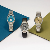 Citizen Tsuyosa NK5010-51X Men's Automatic Watch – Yellow Dial with Titanium Case & Silver Steel Strap