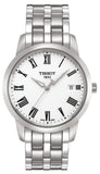 Tissot T033.410.11.013.01 T Classic Dream Men's Watch – White Dial & Silver Steel Strap