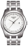 Tissot T Trend Couturier T035.410.11.031.00 Chronograph Men's Watch – White Dial & Silver Steel Strap