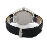 Armani Exchange Hampton Chronograph Black Dial Black Leather Strap Watch For Men - AX2101