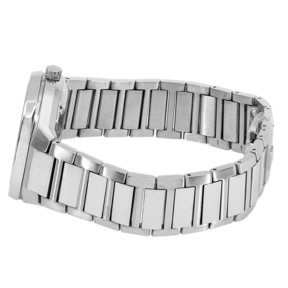 Maserati Stile Skeleton Automatic Black Dial Silver Steel Strap Watch For Men - R8823142002