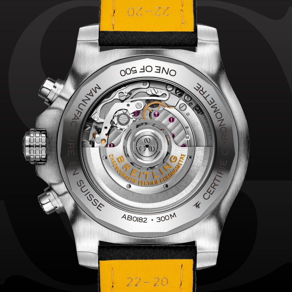 Breitling Avenger B01 Chronograph 45 Anthracite Dial Black Nylon Strap Watch for Men - AB01821A1B1X1