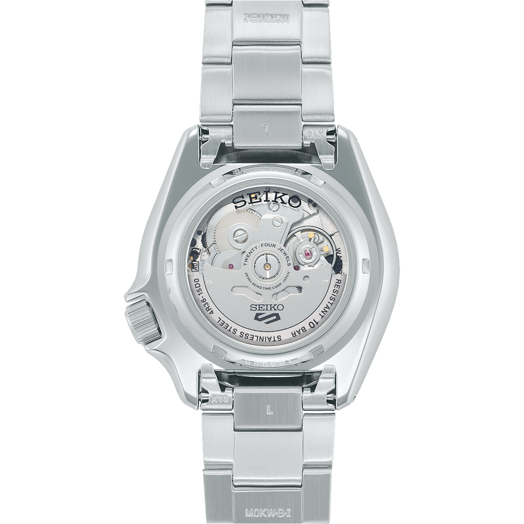 Seiko 5 Sports SKX Series Regatta Timer Retro Blue Dial Silver Steel Strap Watch For Men - SRPK13K1