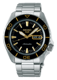 Seiko 5 Sport SRPK99K1 SKX Series Automatic Men's Watch – Black Dial & Silver Steel Bracelet
