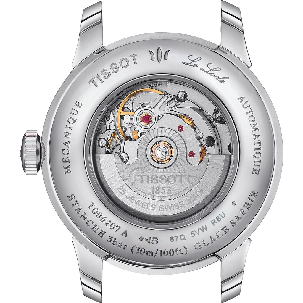 Tissot Le Locle Automatic Silver Dial Silver Steel Strap Watch For Women - T006.207.11.038.00