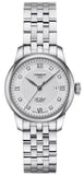 Tissot T006.207.11.036.00 Le Locle Automatic Lady Watch – Silver Dial & Silver Steel Strap