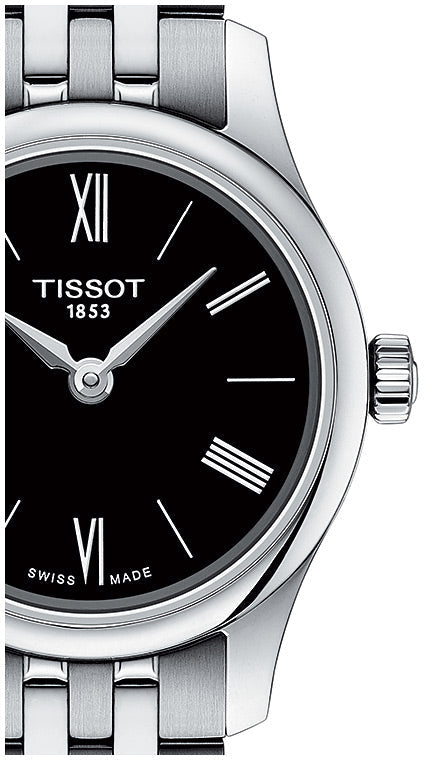 Tissot T Classic Tradition 5.5 Lady Black Dial Watch For Women - T063.009.11.058.00