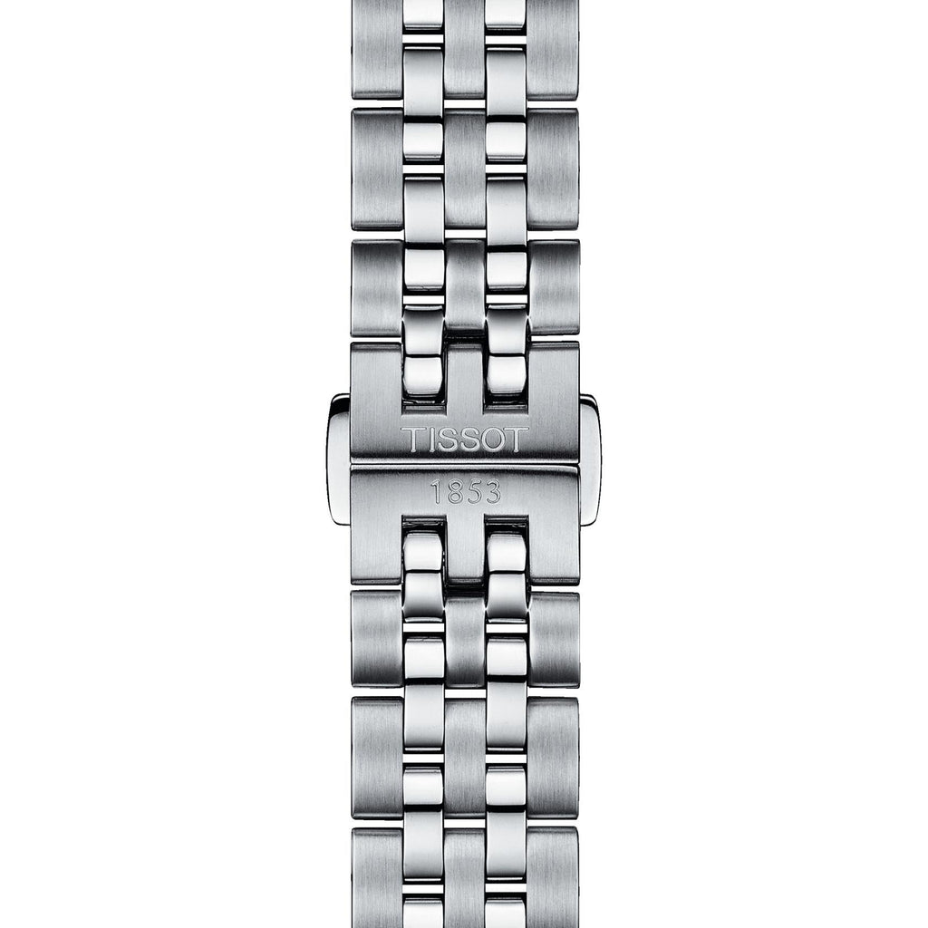 Tissot Ballade Powermatic 80 Automatic Mother of Pearl Dial Silver Steel Strap Watch For Women - T108.208.11.117.00