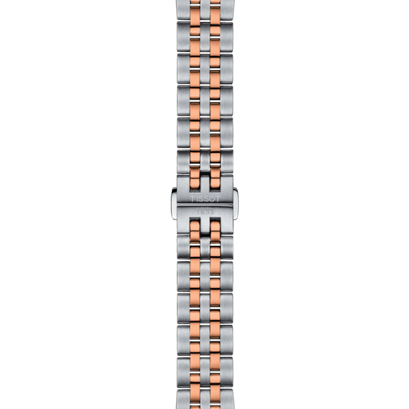 Tissot Ballade Powermatic 80 Cosc Mother of Pearl Dial Two Tone Steel Strap Watch For Women - T108.208.22.117.01