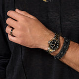 Tissot T120.210.22.051.00 Seastar 1000 Women's Watch – Black Dial & Two-Tone Steel Strap