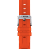Tissot Seastar 1000 Chronograph Black Dial Orange Rubber Strap Watch For Men - T120.417.17.051.01