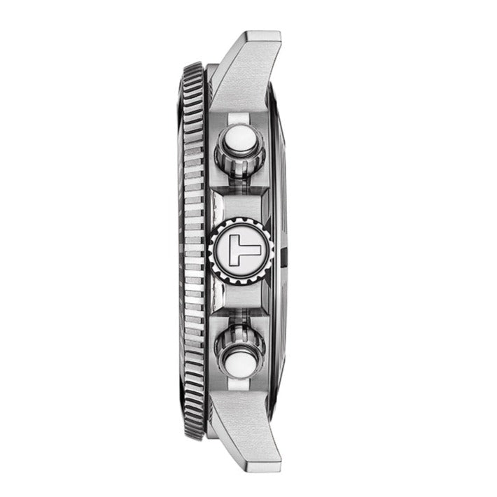 Tissot Seastar 1000 Chronograph Red Dial Black Rubber Strap Watch For Men - T120.417.17.421.00