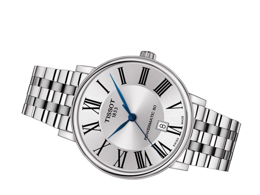 Tissot Carson Premium Lady Silver Dial Silver Steel Strap Watch For Women - T122.210.11.033.00